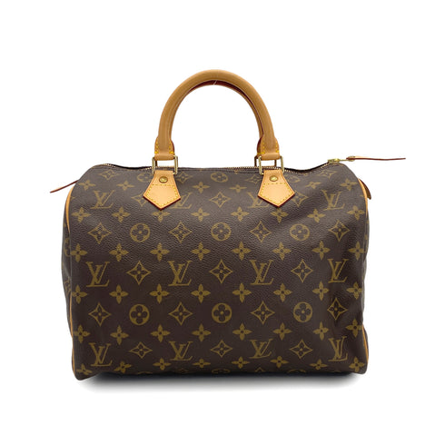 LOUIS VUITTON MONOGRAM SPEEDY 30 HAND BAG BROWN M41526 90313328