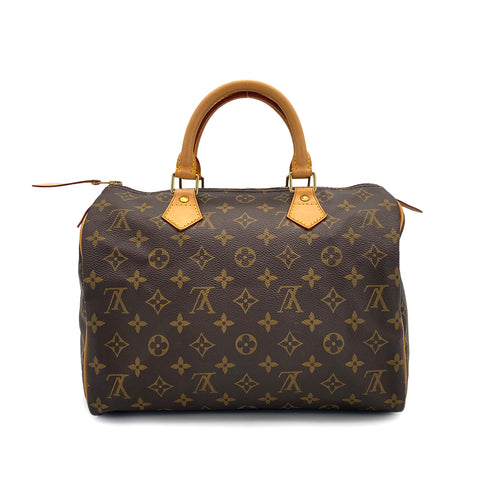 LOUIS VUITTON MONOGRAM SPEEDY 30 HAND BAG BROWN M41526 90313328