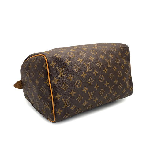 LOUIS VUITTON MONOGRAM SPEEDY 30 HAND BAG BROWN M41526 90313328