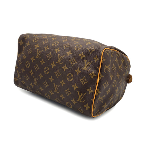 LOUIS VUITTON MONOGRAM SPEEDY 30 HAND BAG BROWN M41526 90313328