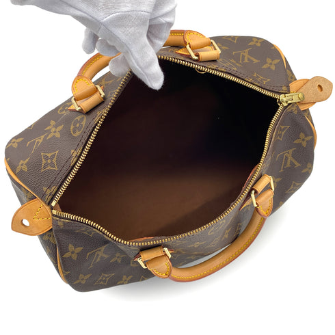 LOUIS VUITTON MONOGRAM SPEEDY 30 HAND BAG BROWN M41526 90313328