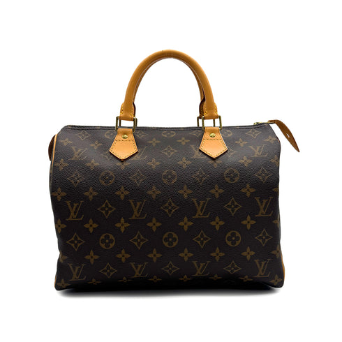 LOUIS VUITTON MONOGRAM SPEEDY 30 HAND BAG BROWN M41526 90319154
