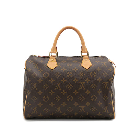 LOUIS VUITTON MONOGRAM SPEEDY 30 HAND BAG BROWN M41526 90323202