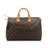 LOUIS VUITTON MONOGRAM SPEEDY 35 HAND BAG BROWN M41524 90326752