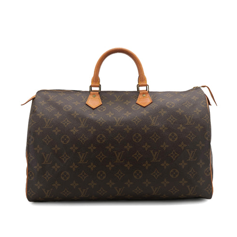 LOUIS VUITTON MONOGRAM SPEEDY 40 HAND BAG BROWN M41106 90312582