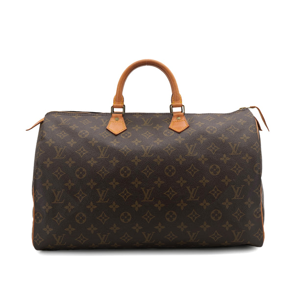 LOUIS VUITTON MONOGRAM SPEEDY 40 HAND BAG BROWN M41106 90312582