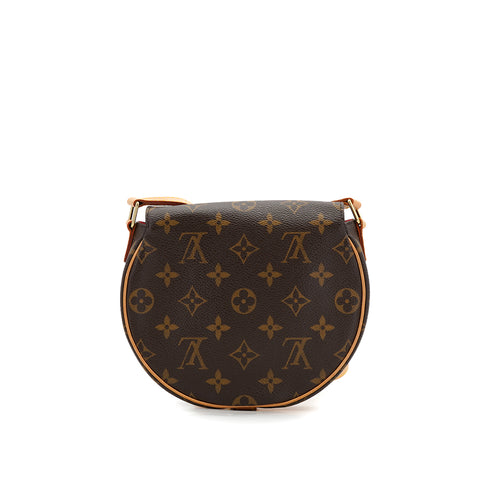 LOUIS VUITTON MONOGRAM TAMBOURINE SHOULDER BAG BROWN M51179 90327295