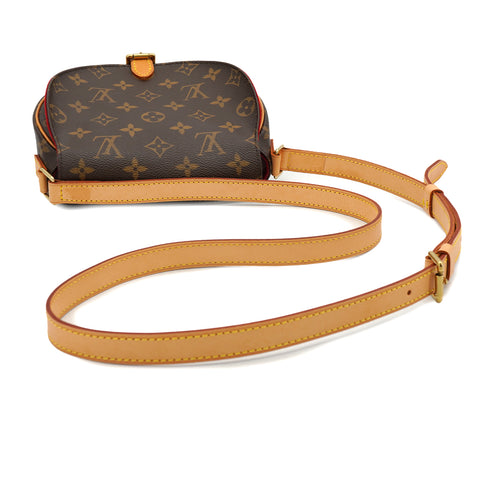 LOUIS VUITTON MONOGRAM TAMBOURINE SHOULDER BAG BROWN M51179 90327295