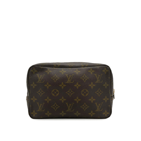 LOUIS VUITTON MONOGRAM TROUSSE TOILETTE 23 CLUTCH BAG BROWN M47524 90313310