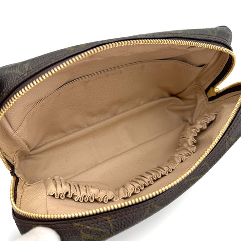 LOUIS VUITTON MONOGRAM TROUSSE TOILETTE 23 CLUTCH BAG BROWN M47524 90313310