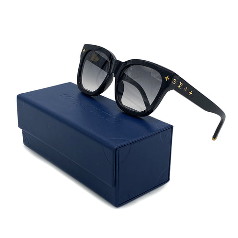 LOUIS VUITTON MY MONOGRAM SQUARE SUNGLASSES Z1523E BLACK EYEWEAR 90313856