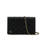 CHANEL MATELASSE BOOK MOTIF CHAIN SHOULDER BAG BLACK WHITE LAMB SKIN GOLD HARDWARE 90334501