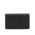 CHANEL MATELASSE BOOK MOTIF CHAIN SHOULDER BAG BLACK WHITE LAMB SKIN GOLD HARDWARE 90334501