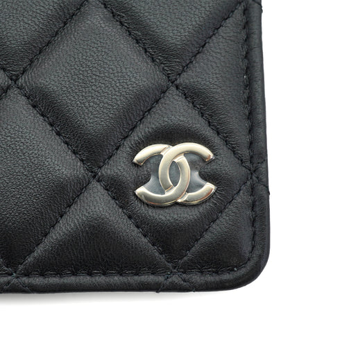 CHANEL MATELASSE BOOK MOTIF CHAIN SHOULDER BAG BLACK WHITE LAMB SKIN GOLD HARDWARE 90334501