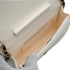 CHANEL MATELASSE BOOK MOTIF CHAIN SHOULDER BAG BLACK WHITE LAMB SKIN GOLD HARDWARE 90334501