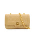 VINTAGE CHANEL MINI MATELASSE CHAIN SHOULDER BAG BEIGE LAMB SKIN GOLD HARDWARE 90333735