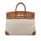 HERMES BIRKIN 40 GOLD COUCHEVEL TOILE H HAND BAG □B GHW 90304187