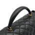 CHANEL MATELASSE CHAIN HAND SHOULDER BAG BLACK CAVIAR LAMB SKIN GOLD HARDWARE 90334268
