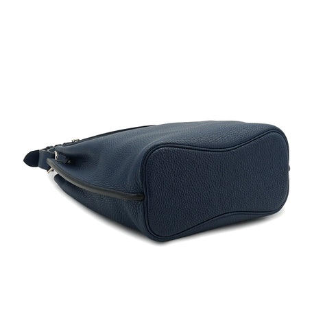HERMES SO KELLY 22 BLUE ROY TOGO SHOULDER BAG 2008 SQUARE L PALLADIUM HARDWARE 90332568