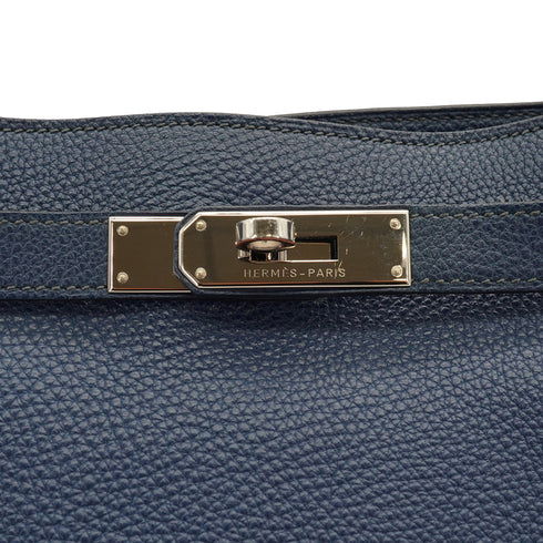 HERMES SO KELLY 22 BLUE ROY TOGO SHOULDER BAG 2008 SQUARE L PALLADIUM HARDWARE 90332568
