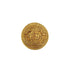VINTAGE CHANEL COCOMARK BROOCH ROUND GOLD ACCESSORY 94A 90311841