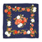 VINTAGE CHANEL CAMELLIA PATTERN SCARF NAVY SILK 90335738