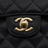 VINTAGE CHANEL CLASSIC FLAP MEDIUM CHAIN SHOULDER BAG BLACK CAVIAR SKIN GOLD HARDWARE 90340390