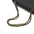 VINTAGE CHANEL CLASSIC FLAP MEDIUM CHAIN SHOULDER BAG BLACK CAVIAR SKIN GOLD HARDWARE 90340390
