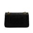 VINTAGE CHANEL CLASSIC FLAP MEDIUM CHAIN SHOULDER BAG BLACK LAMB SKIN GOLD HARDWARE 90340166
