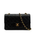 VINTAGE CHANEL CLASSIC FLAP SMALL CHAIN SHOULDER BAG BLACK LAMB SKIN GOLD HARDWARE 90316881_japan
