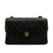 VINTAGE CHANEL DOUBLE FACE CHAIN SHOULDER BAG BLACK LAMB SKIN GOLD HARDWARE 90310315 - PURPOSE