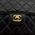 VINTAGE CHANEL DOUBLE FACE CHAIN SHOULDER BAG BLACK LAMB SKIN GOLD HARDWARE 90310315 - PURPOSE