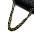 VINTAGE CHANEL DOUBLE FACE CHAIN SHOULDER BAG BLACK LAMB SKIN GOLD HARDWARE 90310315 - PURPOSE