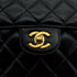 VINTAGE CHANEL DOUBLE FACE CHAIN SHOULDER BAG BLACK LAMB SKIN GOLD HARDWARE 90310315 - PURPOSE