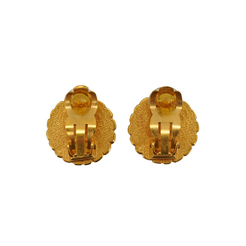 VINTAGE CHANEL EARRINGS COCOMARK FLOWER ACCESSORY 97A 90335765