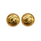 VINTAGE CHANEL EARRINGS ROUND COCOMARK ACCESSORY 96A 90334997