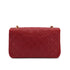 VINTAGE CHANEL FULL FLAP CHAIN SHOULDER BAG RED LAMB SKIN GOLD HARDWARE 90311265 - PURPOSE