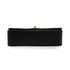 VINTAGE CHANEL FULL FLAP CHAIN SHUOLDER BAG BLACK LAMB SKIN GOLD HARDWARE 90341875