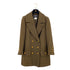 VINTAGE CHANEL GRIPOA COCO BUTTON DOUBLE BREASTED JACKET BROWN WOOL 40 96A RTW 90319634