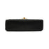VINTAGE CHANEL MADEMOISELLE CHAIN SHOULDER BAG BLACK LAMB SKIN GOLD HARDWARE 90335601