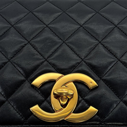 VINTAGE CHANEL MATELASSE BIG COCO CHAIN SHOULDER BAG LAMB SKIN GOLD HARDWARE 90311049 - PURPOSE