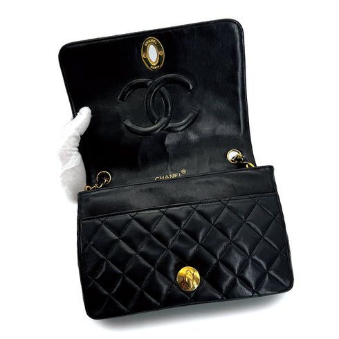 VINTAGE CHANEL MATELASSE BIG COCO CHAIN SHOULDER BAG LAMB SKIN GOLD HARDWARE 90311049 - PURPOSE