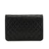 VINTAGE CHANEL MATELASSE CHAIN SHOULDER BAG BLACK LAMB SKIN GOLD HARDWARE 90335309