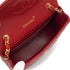VINTAGE CHANEL MATELASSE CHAIN SHOULDER BAG RED LAMB SKIN GOLD HARDWARE 90335145