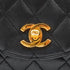 VINTAGE CHANEL MATELASSE HALF MOON CHAIN SHOULDER BAG BLACK LAMB SKIN 90329018