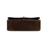 VINTAGE CHANEL MINI MATELASSE CHAIN SHOULDER BAG BROWN SUEDE GOLD HARDWARE 90335889