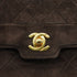 VINTAGE CHANEL MINI MATELASSE CHAIN SHOULDER BAG BROWN SUEDE GOLD HARDWARE 90335889