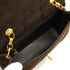 VINTAGE CHANEL MINI MATELASSE CHAIN SHOULDER BAG BROWN SUEDE GOLD HARDWARE 90335889