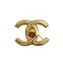 VINTAGE CHANEL TURN LOCK COCOMARK BROOCH GOLD ACCESSORY 96P 90335319
