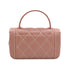 VINTAGE CHANEL WILD STITCH HAND BAG PINK LEATHER GOLD HARDWARE 90346151